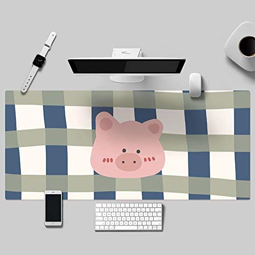 Protector de escritorio de cuero PU durable Ruby Lil, alfombrilla organizadora de 24"x12"