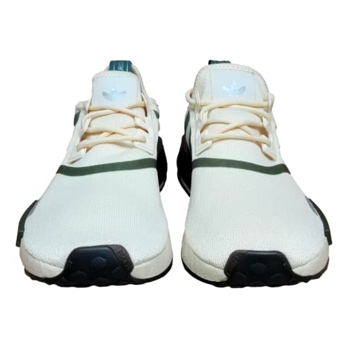 adidas Originals Women's NMD_R1 Shoes GX6490 (Cream/Green, 9.5)4