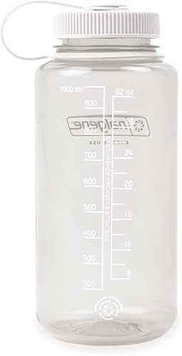 Miniatura 201 de Nalgene Sustain - Botella de agua de Tritan sin bisfenol A hecha con un 50 % de material derivado de restos de plástico, 32 fl oz, boca ancha