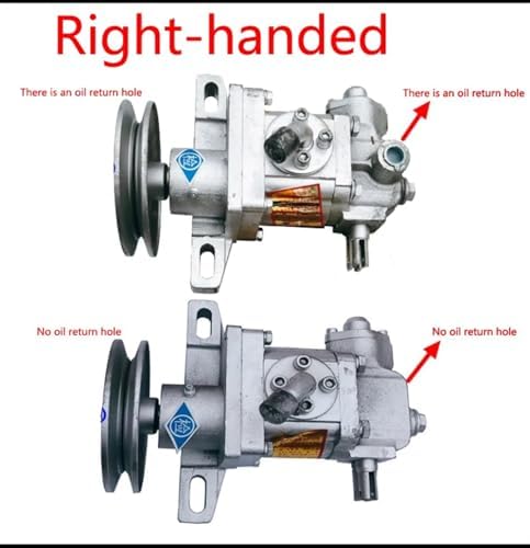 Hydraulic Gear Pump for Tricycles - 310 Hydraulic Oil Pump Assembly, Single & Double Groove, Right-Handed Lift Pump for Efficient Dumping and Heavy Loads