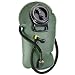 Aquatic Way Hydration Bladder Water Reservoir for Bicycling Hiking Camping Backpack. Non Toxic, Easy Clean Large Opening, Quick Release Insulated Tube w/Shutoff Valve (Green 3L 3 Liter 100 oz)