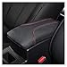 lifmagic Ajuste pour Nissan X Trail T32 X-Trail 2014-2019 Accessoires Stylisme de Voiture Centre d'accoudoir Central Couverture en Cuir Boîte à accoudoirs Coque en Cuir (Color Name : Red Line)