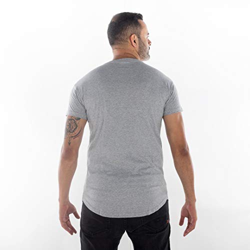 Kit 3 Camisetas Long (Azul Marinho,Cinza Mescla, Preto, GG)