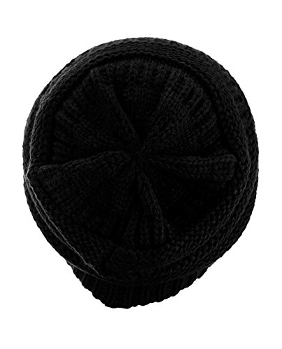 Image of Cambridge Select Thick Slouchy Knit Oversized Beanie Cap Hat