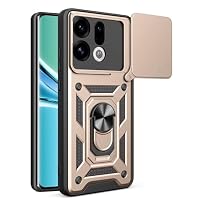Custodia EASSGU Per OPPO Find X9 Pro – Cover Rigida Con Anello Supporto E Base Magnetica, Colore Rosso