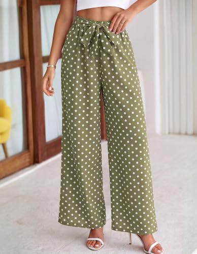 Image of BTFBM Striped Palazzo Pants for Women Casual Summer 2026