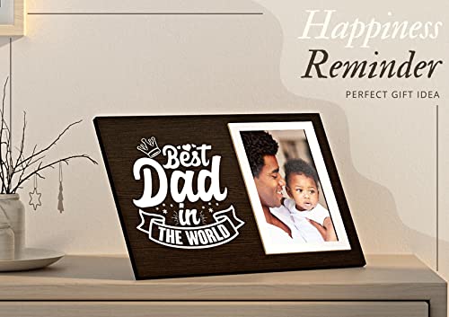 Innobeta Dad Picture Frame For Father - Gift For Fathers Day And Birthday From Daughter- Best Dad Ever 4" X 6" Photo #TOP2