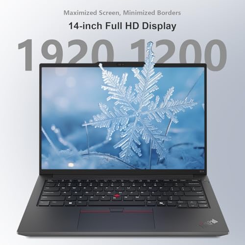 Image of Lenovo ThinkPad E14 Gen 6 Business Laptop, 14 inch FHD+ Anti-Glare, AMD Ryzen 5 7535U up to 4.55GHz, 32GB DDR5 RAM, 2TB SSD, Fingerprint, Backlit, HDMI, Wi-Fi 6, Windows 11 Pro, with Bundle Set