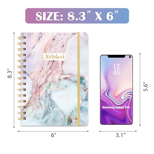 Ruled-JournalNotebook-Lined-Journal-with-Premium-Thick-Paper-College-NotebookJournal-85-X-6-with-Exquisite-Inner-Pocket-Strong-Twin-Wire-Binding-Waterproof-Hardcover-for-Office-Home