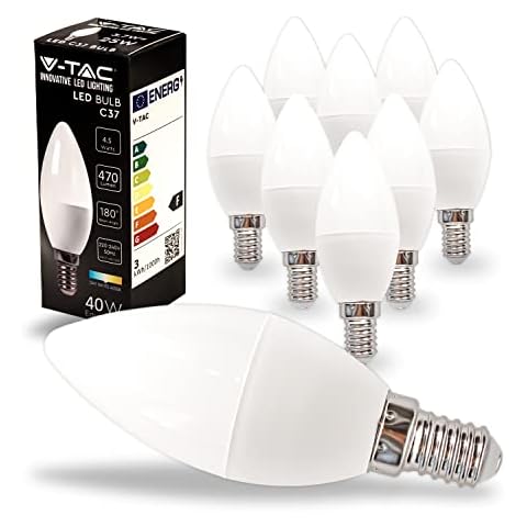 V-TAC Bombillas LED Vela E14 4,5W (10 unidades) Cover