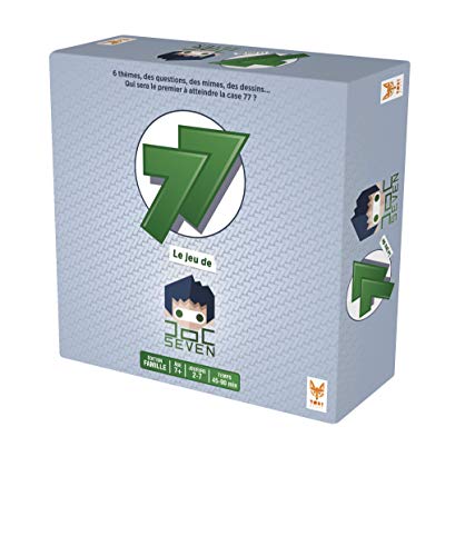 41aVLuGIC0L TOPI GAMES | Le Jeu De Doc Seven | Jeu de société | Culture Générale | Idée Cadeau Enfant Dès 7 ans et + | 2 à 7 joueurs | 45 à 90 Min | à Jouer Entre Amis ou en Famille | Version Française