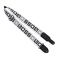 Two-inch wide strap with BOSS logo pattern. Strap ends made of quality American baseball glove leather. Durable polyester strap material. 3 different colour options. Made in the USA.