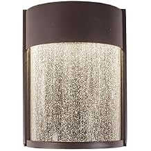 Modern Forms Rain 8in LED Indoor or Outdoor Wall Light 3000K in Bronze