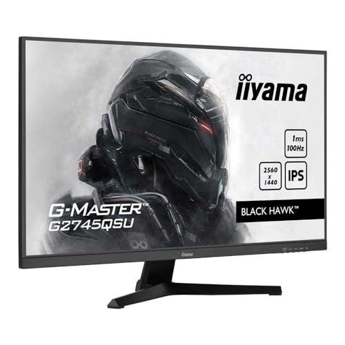 Iiyama G2745qsu-B1 27 Ips Gaming, G-Master Black Hawk, Freesync, 2560x1440100hz, 250cd M , Hdmi, Displayport, 1ms Mprt , Altavoces, Usb-Hub 2x 3.2, Black Tuner Iiyama G2745qsu-B1 27 Ips Gaming, G-Master Black Hawk, Freesync, 2560x1440100hz, 250cd M , Hdmi, Displayport, 1ms Mprt , Altavoces, Usb-Hub 2x 3.2, Black Tuner