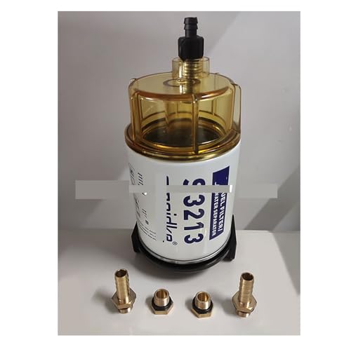 Filtro separador de agua y aceite marino S3213 de 10 micrones con soporte