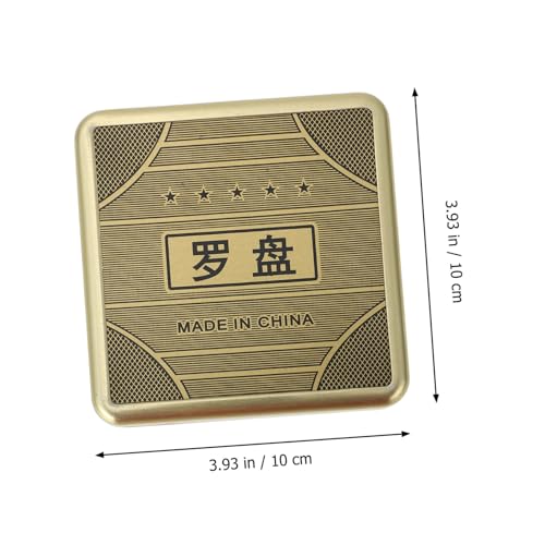 Brújula tradicional Feng Shui Abaodam con tapa abatible 10cm miniatura 2