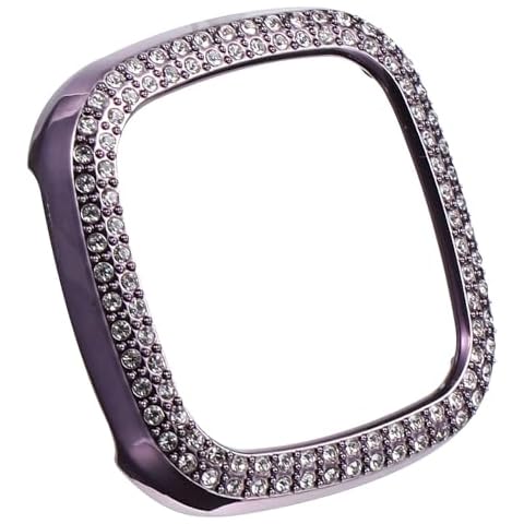 Hemobllo Rhinestone Watch Protector for Fitbit Cover
