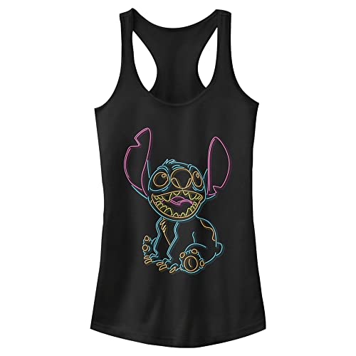 Débardeur Disney Stitch pour femme coupe slim fit et bas arrondi