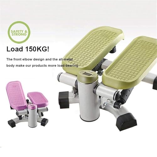 Image of Mini-Stepper Swing Stepper with LCD Display - Aerobic Leg Toner & Toning Home Fitness Machine for Men & Women, Silent Hydraulic Resistance(Purple)