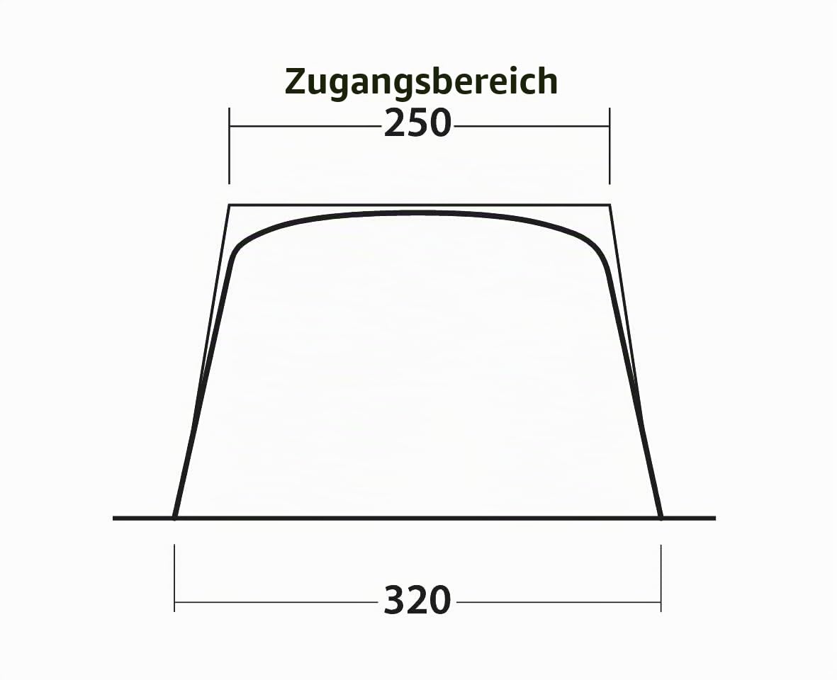 Outwell Touring Canopy Vorzelt grau