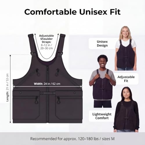 Image of 2-in-1 Convertible Travel Vest with Pockets for Men & Women | Avoid Carry-On Fees | Wearable Luggage | Vest Bag
