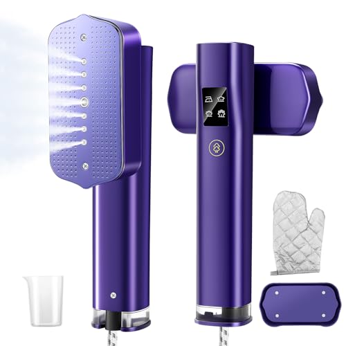 Piastra portatile 2 in 1, ferro da stiro a vapore, 1200 W, per...