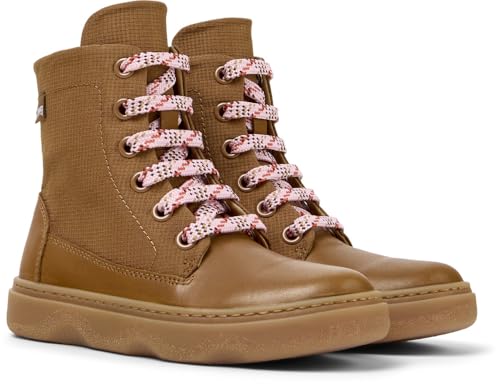 Bottines à lacets Camper Fille Kiddo ajustables pour l'école et les sorties