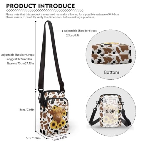 Image of Xpyiqun Small Crossbody Bag Women Phone Purses Sling Shoulder Handbag Cross Body Pouch Wallet Bags