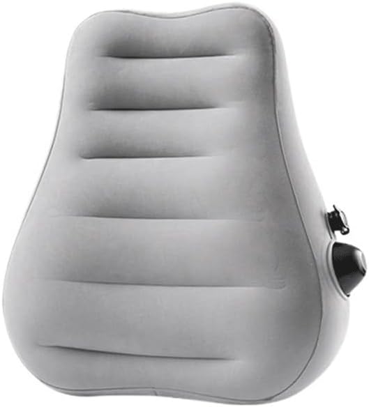 PVC Flocking Travel Inflatable Waist Cushion Portable Sedentary Protection Pillow
