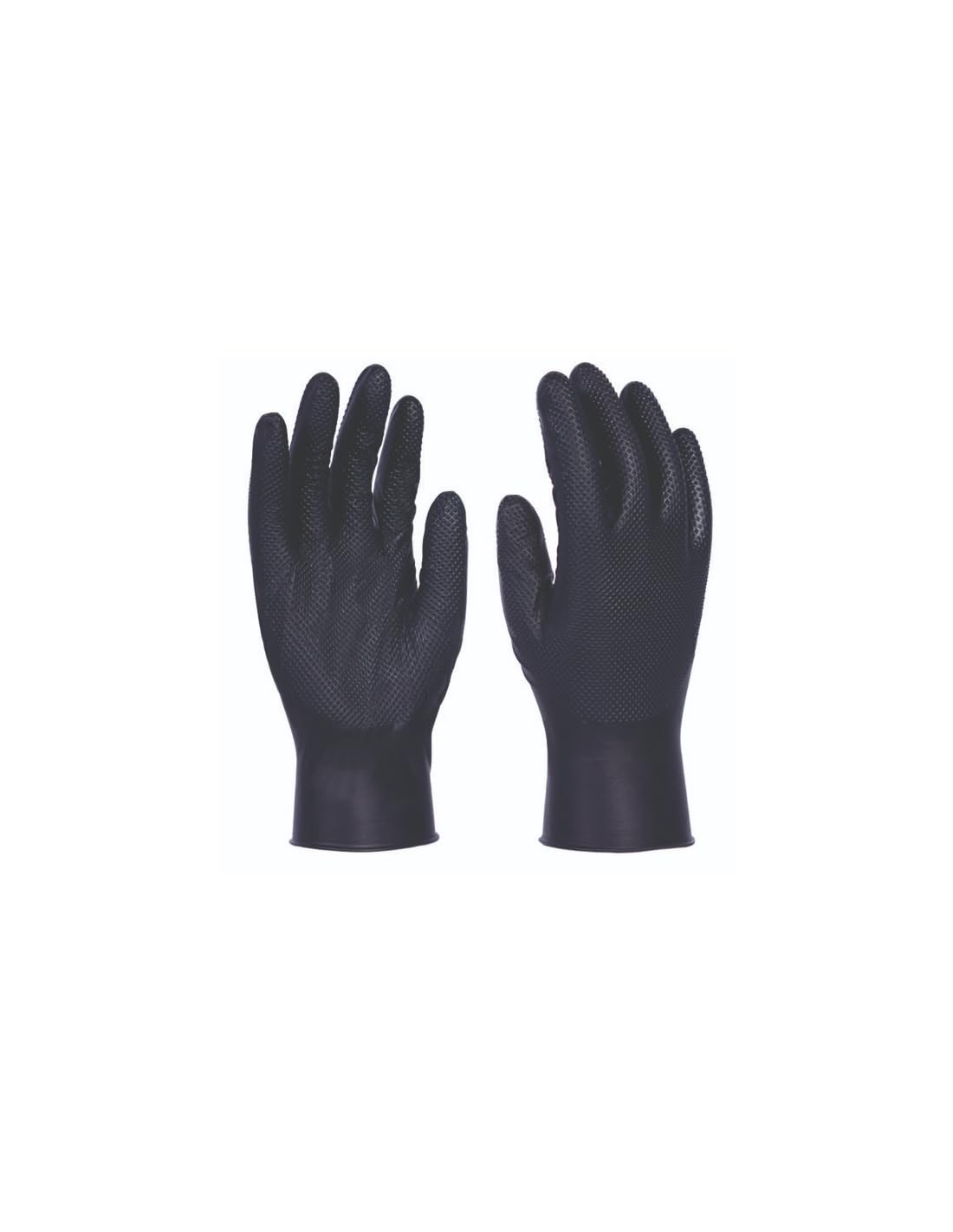 3L - PACK 10 CAJAS GUANTES DE NITRILO TEXTURIZADO UNIGRIP BK 50 uds - Talla L