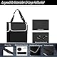 JUXINE Kofferraum Organizer Auto,Rücksitz Kofferraumtasche Aufbewahrungsbox,Kofferraum-Organizer aus Oxford-Stoff, faltbar, wasserdicht, mit 4 Taschen