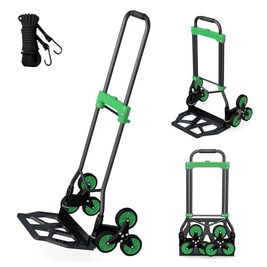 How to move luggage up stairs Heavy-Duty Hand Truck with Stair-Climbing Wheels