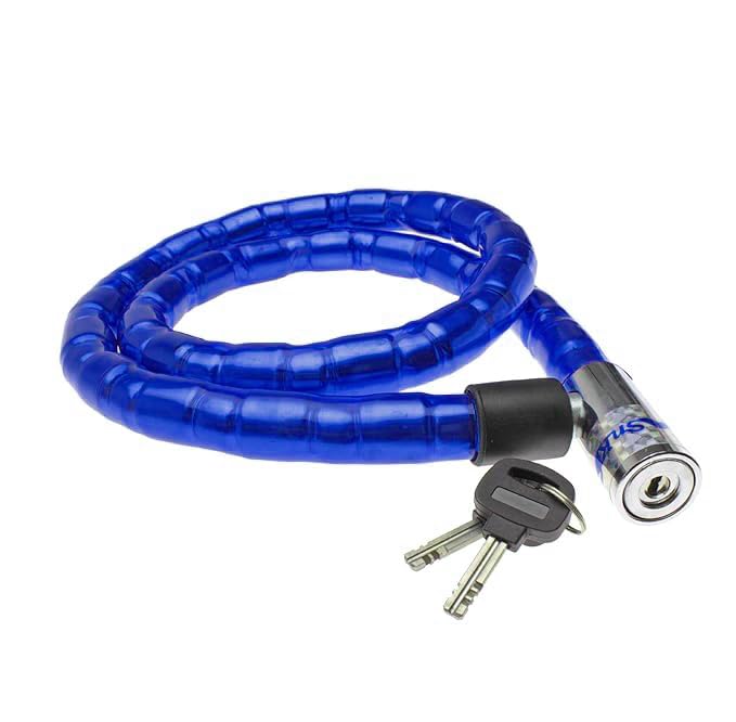 Image of Heavy Duty Keyed Lock | Hardened Steel Shackle Lock | Anti-Rust Security for Gate, Warehouse & Outdoor Use (ALT-16 Blue)