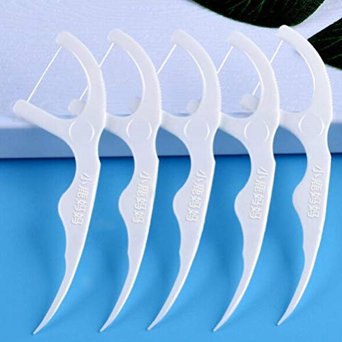 EXCEART 200 Pcs Fio Dental Varas Frescas Limpa Fio Pega Sedoso Conforto Fio Dental para Remover a Pl