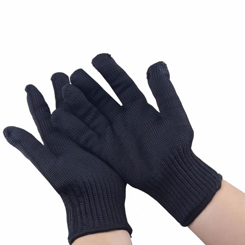 CVFRDD Guantes anticorte de alambre de acero engrosado de seguridad, protección contra arañazos de cuchillo, suministro de protección laboral