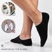 COOVAN Mens No Show Socks Casual Cotton Non-Slip Basic low Cut Short Loafer Invisible Sock 7 Pairs