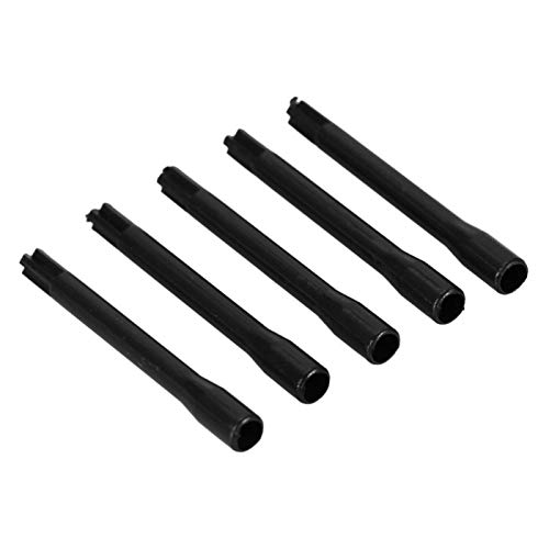 Tattoo Ink Mixer, 2 Farben Tragbarer Pigmentmischer mit 5 Mixersticks für Tattoo Artist Blend Pigment Colors(Schwarz)