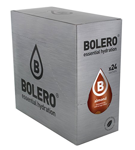 Bolero Bebida Instantánea sin Azúcar, Sabor Almendra - Paquete de 24 x 9 gr - Total: 216 gr
