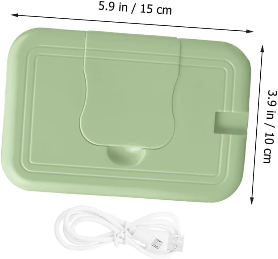 Garneck Portable Wipe Warmer Hour Constant Temperature Wet Wipes Dispenser for Travel Keeps Wipes Soft Moist Energy Saving Design for Indoor Use