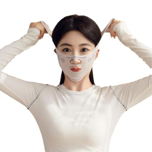 Doppelstöckige Gesichtsabnahme-Bandage Face Lifting Gürtel Slim Strap Double Face Strap Slimming Chin Tightener V S8e2