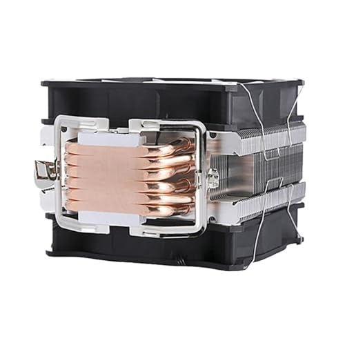 Refrigeración por aire silenciosa con 6 tubos de cobre y ventilador PWM 4pin para Intel y AMD 7
