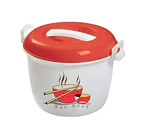 Nayasa 3 Liters Rice Cooker, Red, (NP3665)