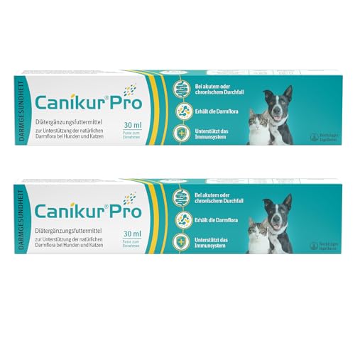 Boehringer Ingelheim Canikur Paste | Doppelpack | 2 x 30 ml | Diät-Ergänzungsfuttermittel für Hunde und Katzen | Kann dabei helfen die natürliche Darmflora zu unterstützen