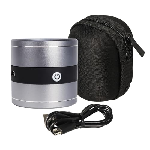 10X Jewelers Loupe Jewelry Loop Magnifier LED and UV Light with Metric Scale USB LED Charging Indicator Gemstone Magnifier Tool for Jewelry, Textile, Gems, Stamps, Coins