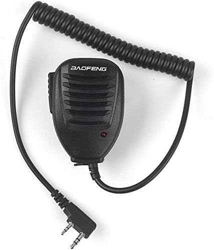 Walkie Talkie Handheld Speaker Mic, Shoulder Microphone for BaoFeng UV-5R 5RA 5RB 5RC 5RD 5RE 5REPLUS 3R+ Two Way Radio Accessories (Handheld Speaker Mic)