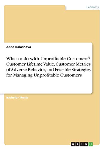 What to do with Unprofitable Customers? Custome... 3668452377 Book Cover