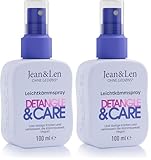 Jean & Len Leichtkämmspray Detangle & Care, für jeden Haartyp geeignet, entwirrt das Haar & verbessert die Kämmbarkeit, fruchtiger Duft, Detangling, ohne Silikone & Parabene, vegan, 100 ml