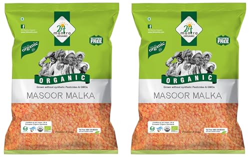 24 Mantra Organic Masoor Malka Dal, 500g (Pack of 2) (B0CVDFCV27) Amazon Price History, Amazon Price Tracker
