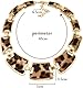 fdsmall Leoparden-Schmuck-Set für Damen, Leoparden-Halskette, Ohrringe, Geparden-Geometrie, Bohemian-Schmuck, Boho-Ohrringe, Party-Zubehör für Braut, Abschlussball, Kostüm, as show, Metall, Kein