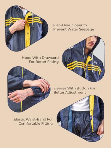 Image of LUX VENUS Reversible Rain Suit for Men.